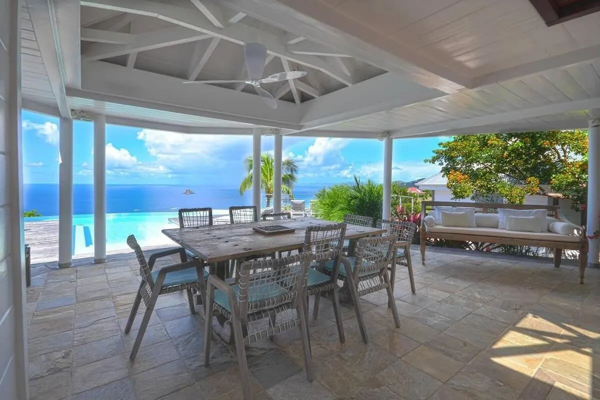Nestled On A Hill Villa With Amazing Views And Grand Piano Γουσταβία Saint Barthelemy